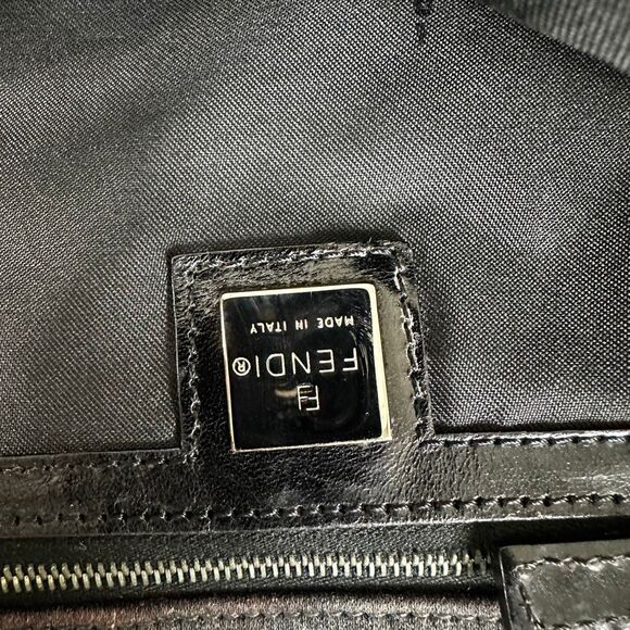 FENDI FF Vintage‎ Jersey Tote Bag Gray - Picture 7 of 16